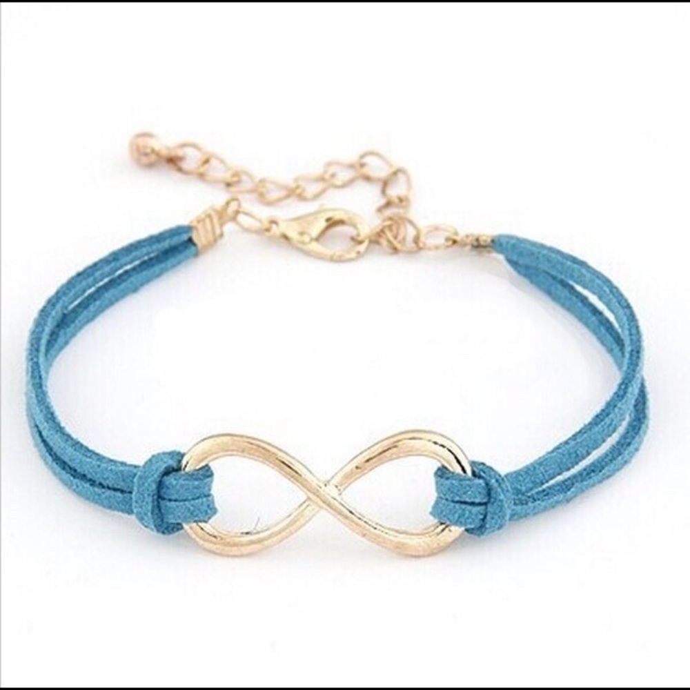 Infinity Leather Bracelet